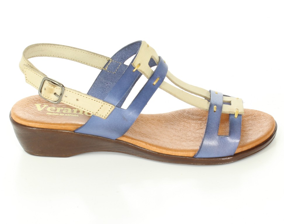 Verano Sandały 1237 Beig Jeans 