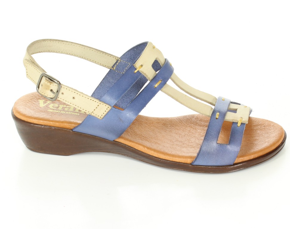 Verano Sandały 1237 Beig Jeans 