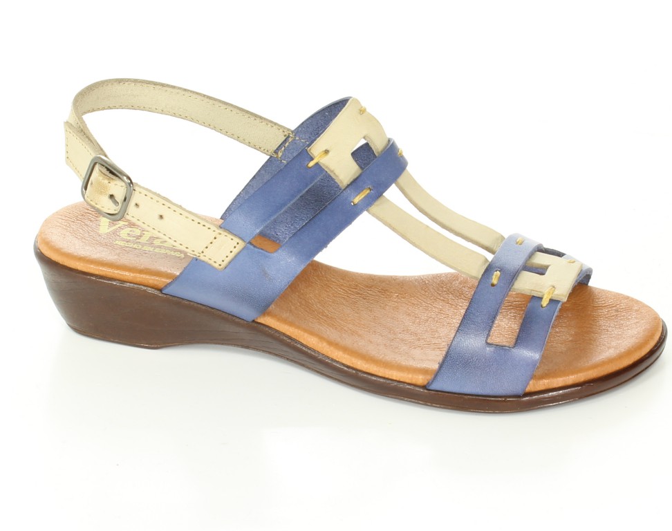Verano Sandały 1237 Beig Jeans 