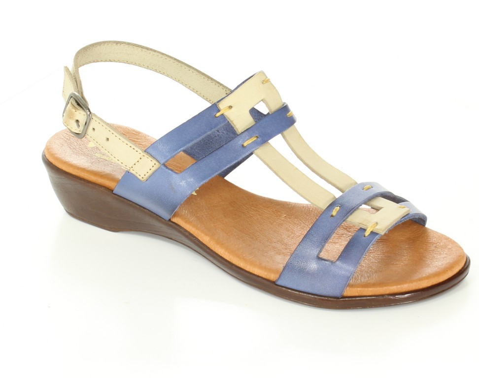 Verano Sandały 1237 Beig Jeans 