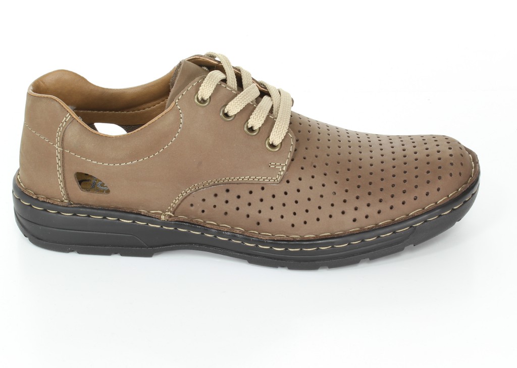 Rieker Półbuty B0436-25 Braun Brown 