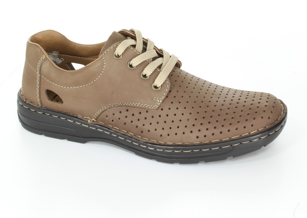 Rieker Półbuty B0436-25 Braun Brown 