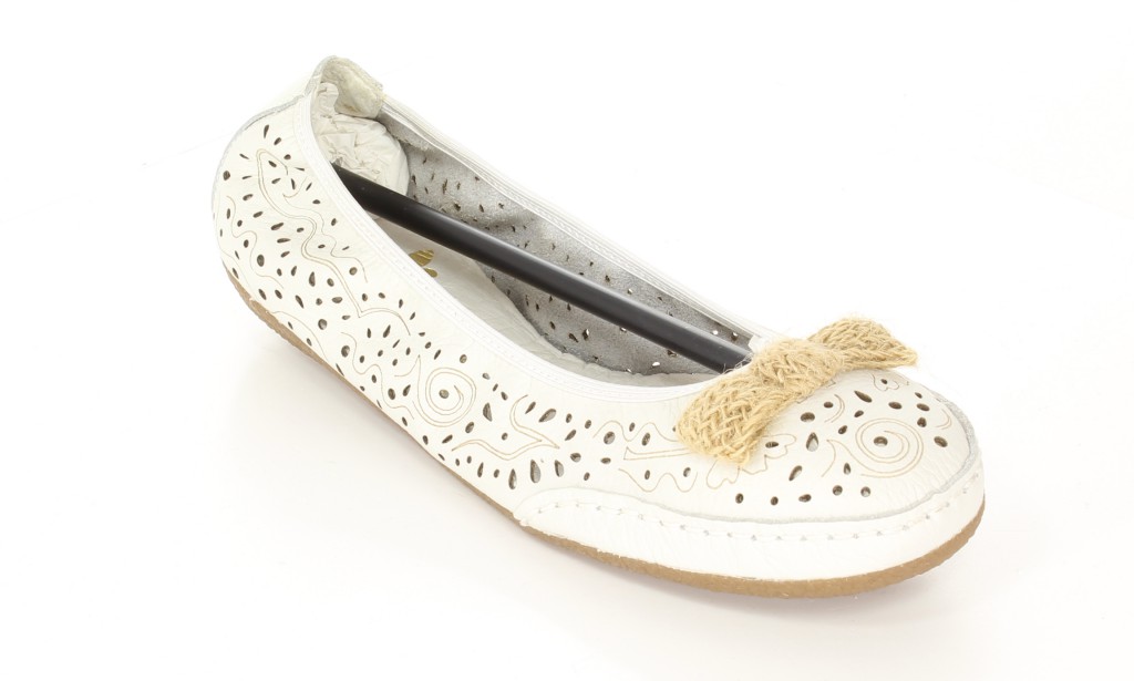 Rieker Baleriny 41456-81 Weiss White 