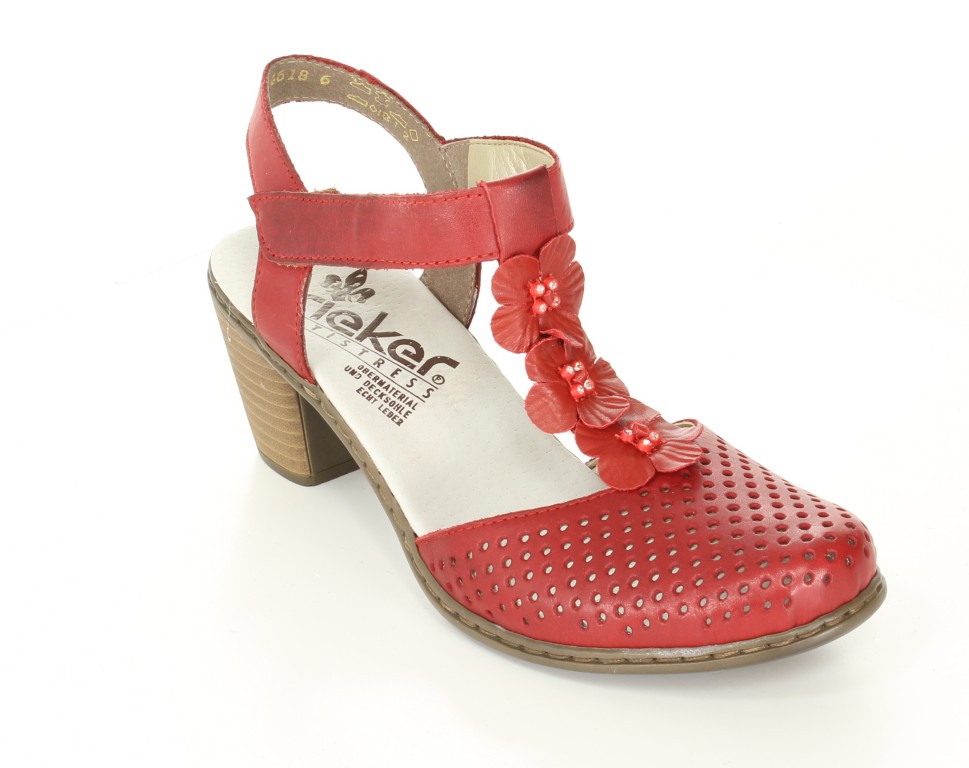 Rieker Czółenka 40996-33 Rot Red 