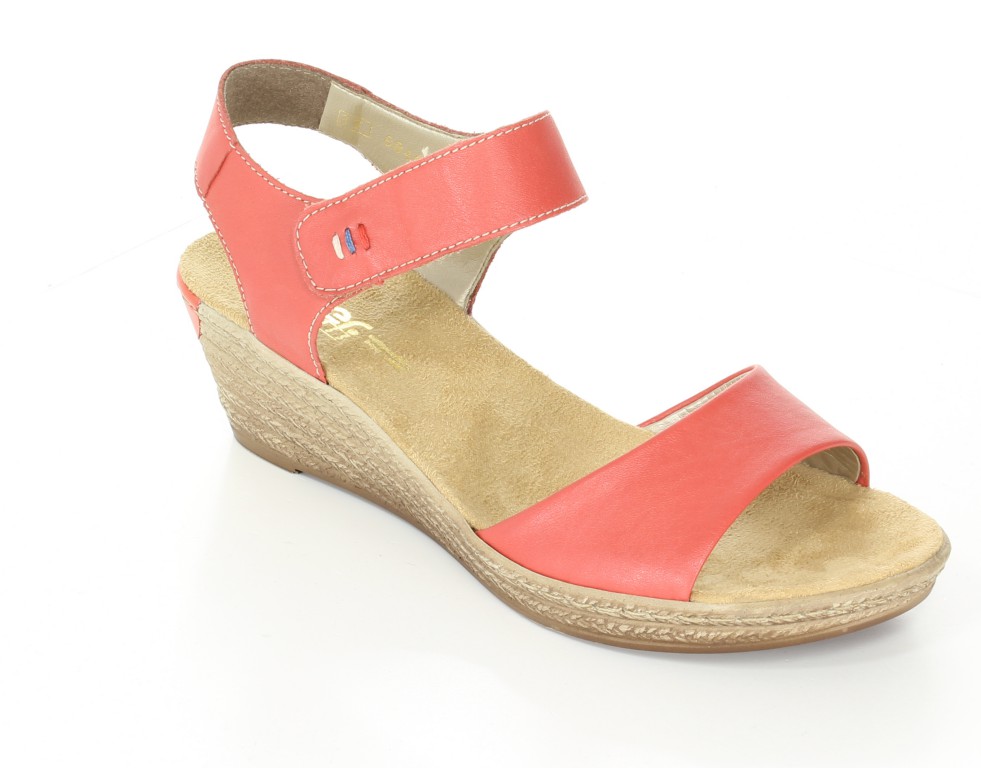 Riekrer Sandały 62464-33 Rot Red 