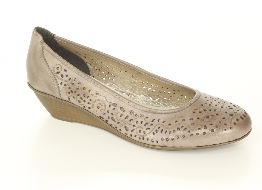 Rieker Czółenka 43265-42 Grau Grey