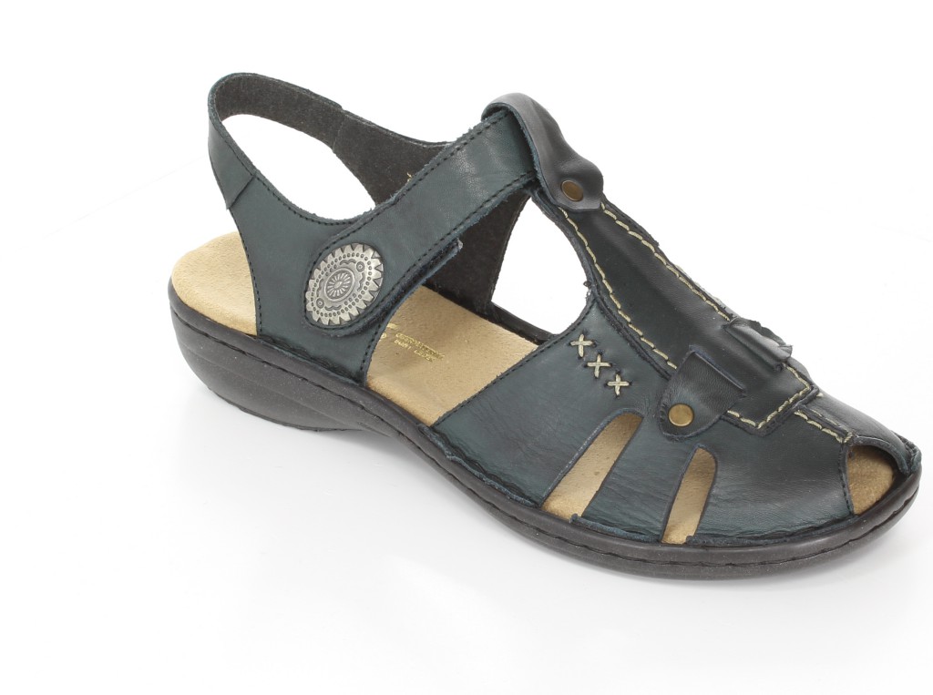 Rieker Sandały 60897-15 Blau/Blue 