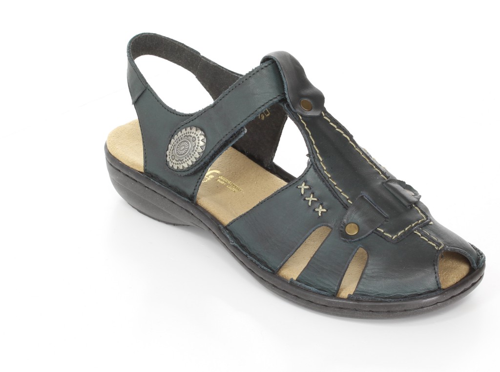 Rieker Sandały 60897-15 Blau/Blue 