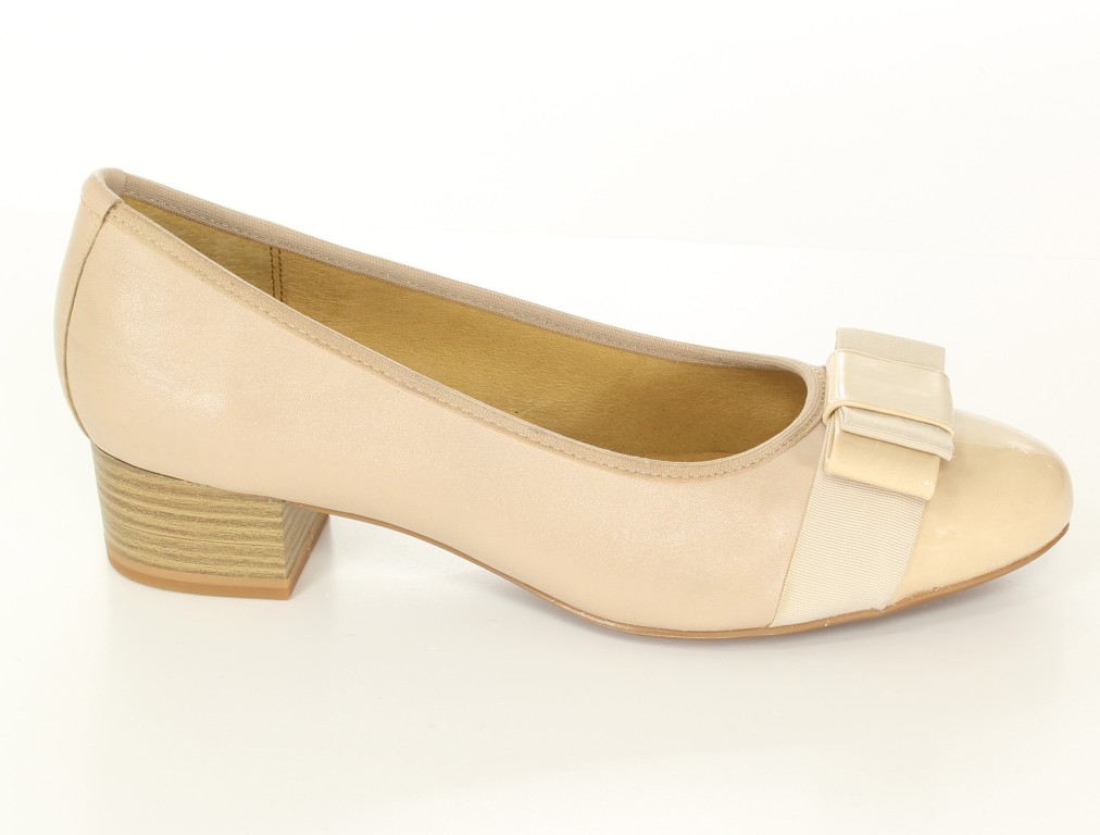 Caprice Czółenka 9-22301-22 Sand/beige Pat 