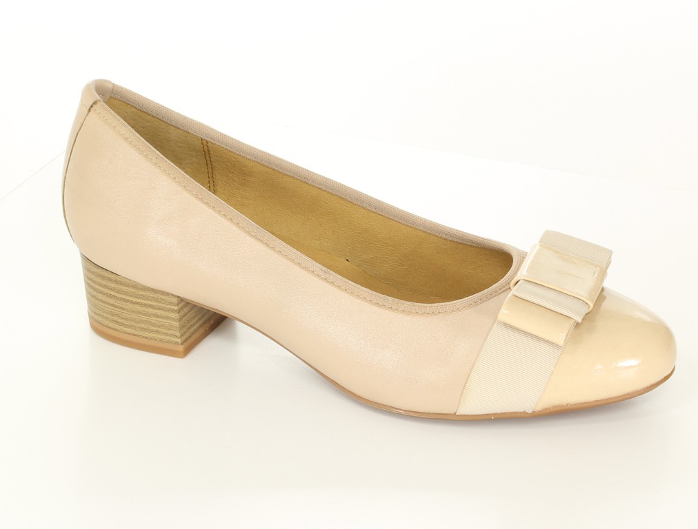 Caprice Czółenka 9-22301-22 Sand/beige Pat 