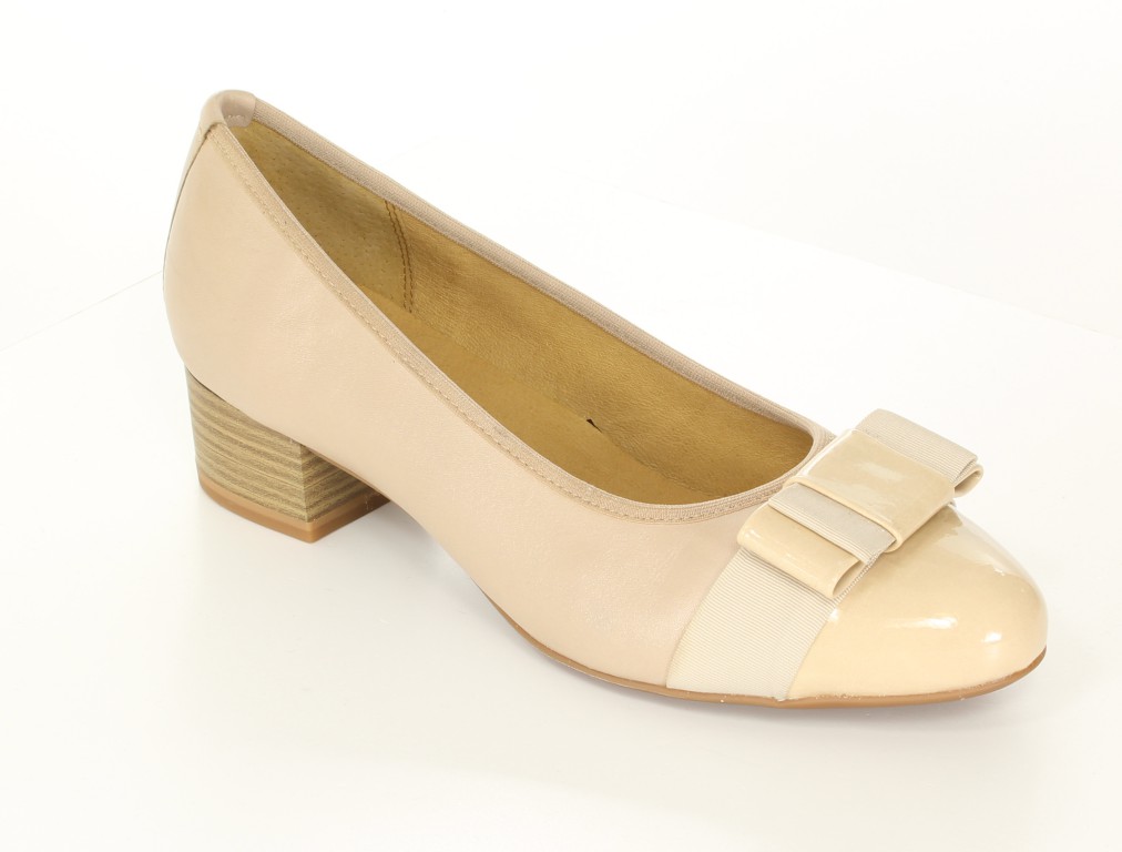 Caprice Czółenka 9-22301-22 Sand/beige Pat 