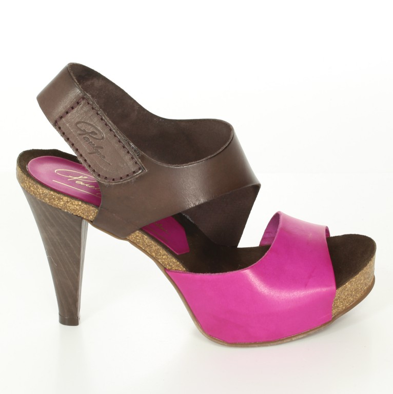 Penelope  Sandały  3022 Moka-Magenta