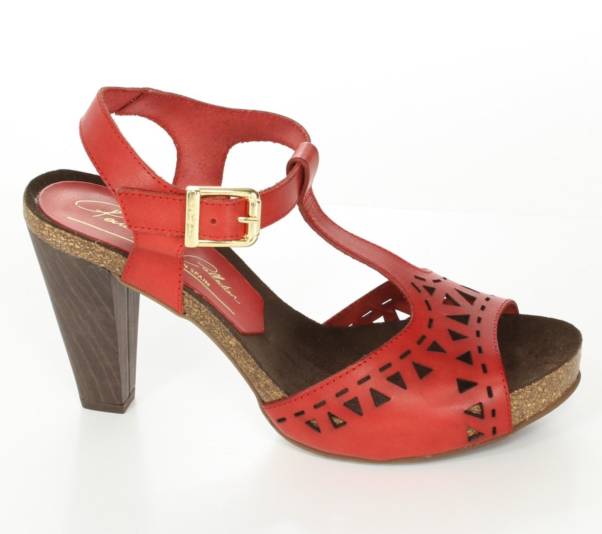 Penelope  Sandały 3144 Piel Rosso