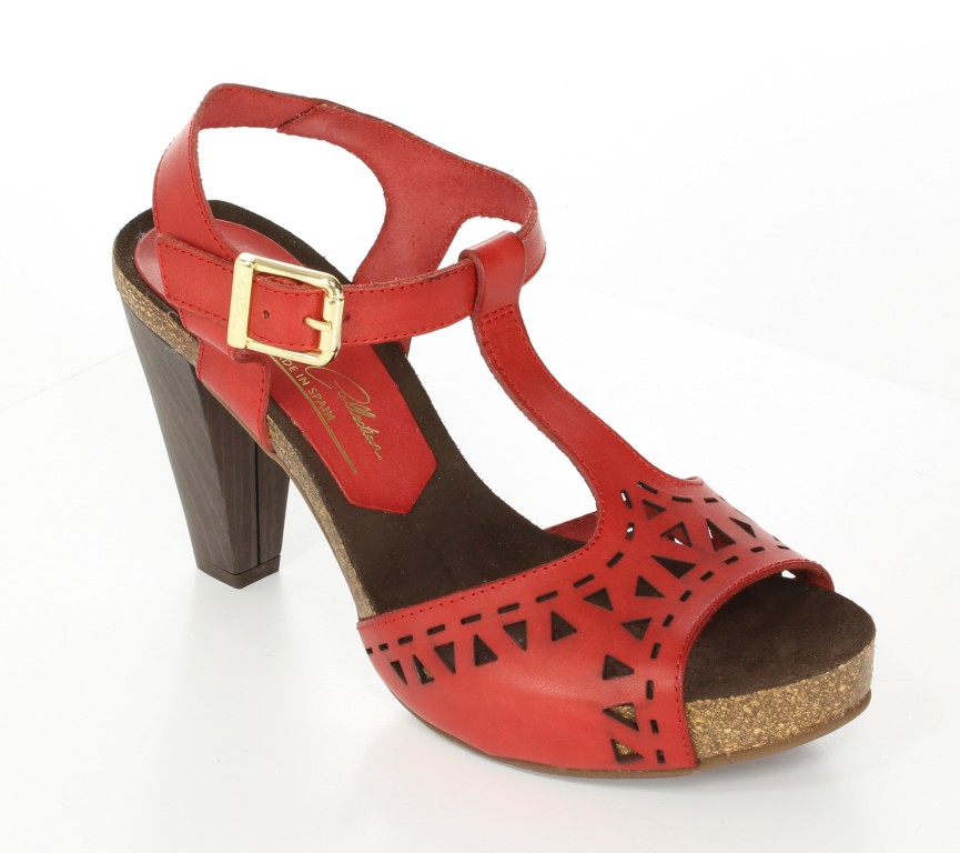 Penelope  Sandały 3144 Piel Rosso