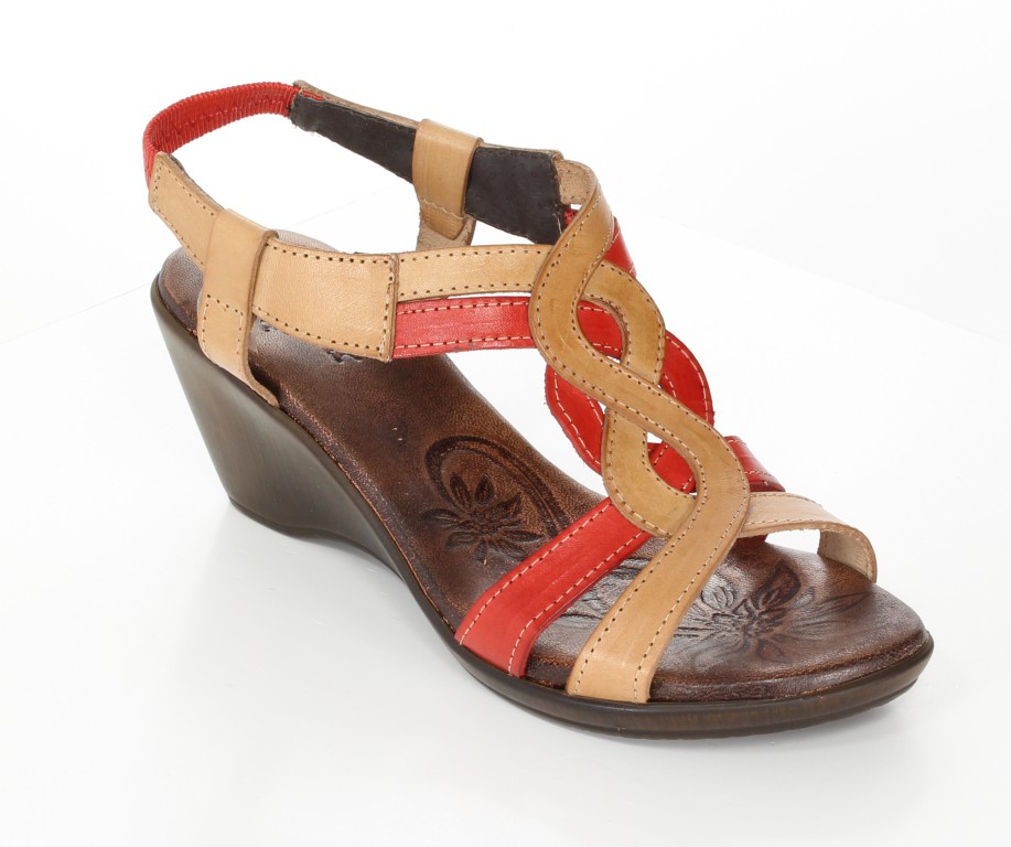 Andiamo Sandały 71205 Camel-Red 