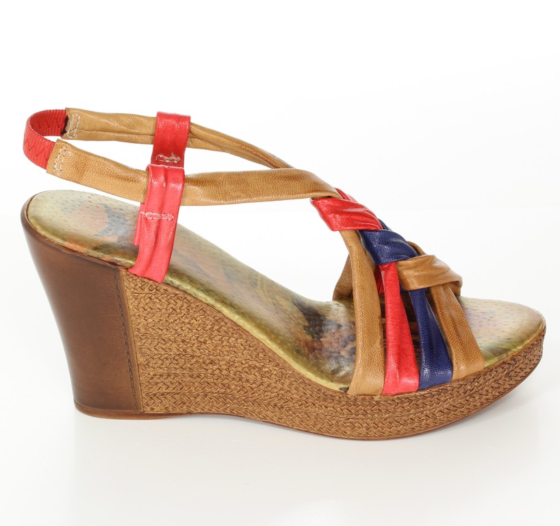 Andiamo Sandały 2133 Maho-Red-Blue 