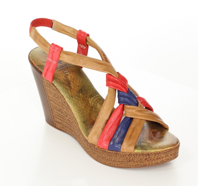 Andiamo Sandały 2133 Maho-Red-Blue 