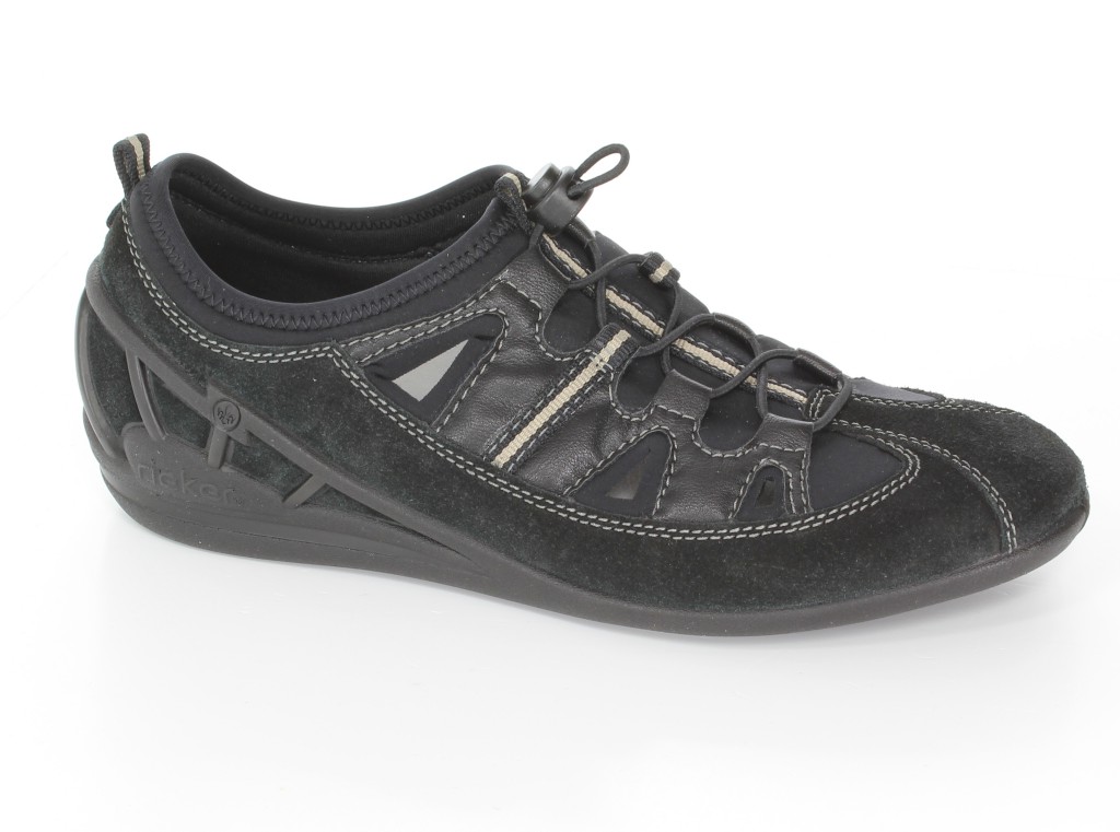 Rieker Półbuty 59565-00 Black 