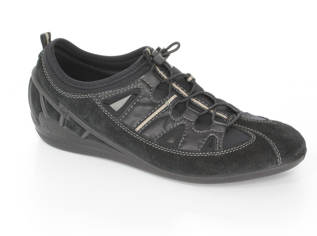 Rieker Półbuty 59565-00 Black 