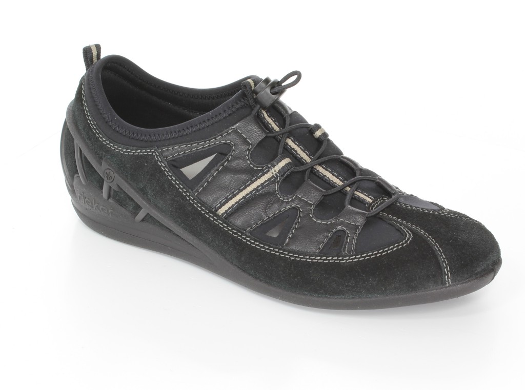 Rieker Półbuty 59565-00 Black 