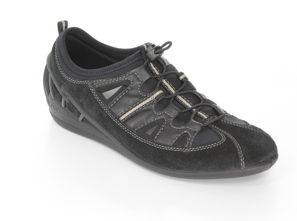Rieker Półbuty 59565-00 Black 