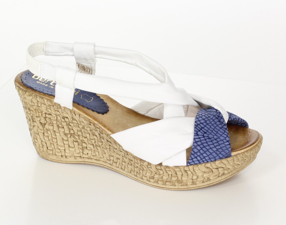 Bertuchi Sandały 4007 Azul-Blanco