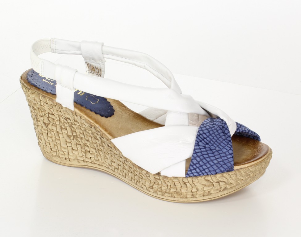Bertuchi Sandały 4007 Azul-Blanco