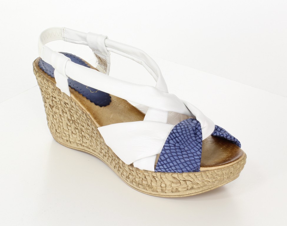 Bertuchi Sandały 4007 Azul-Blanco