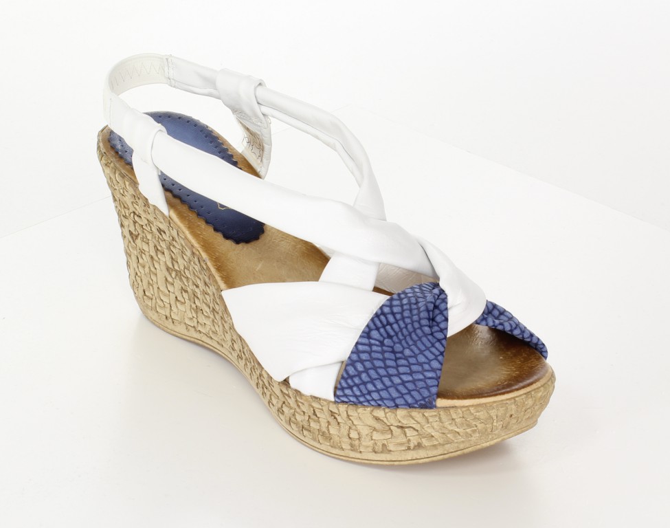 Bertuchi Sandały 4007 Azul-Blanco