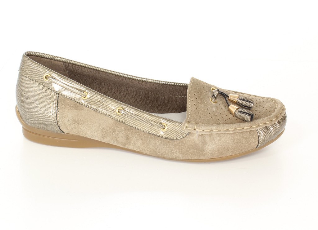 Rieker Baleriny 43165-60 Beige 