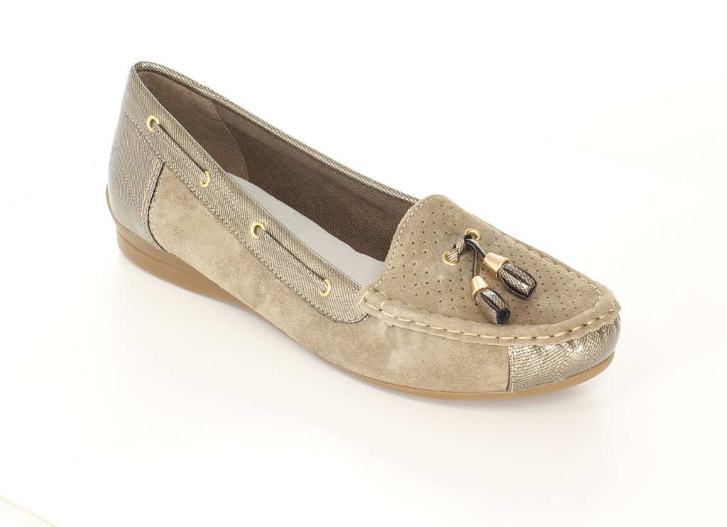 Rieker Baleriny 43165-60 Beige 