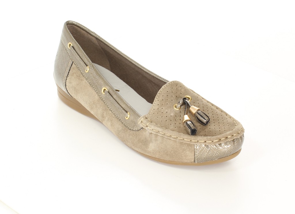 Rieker Baleriny 43165-60 Beige 
