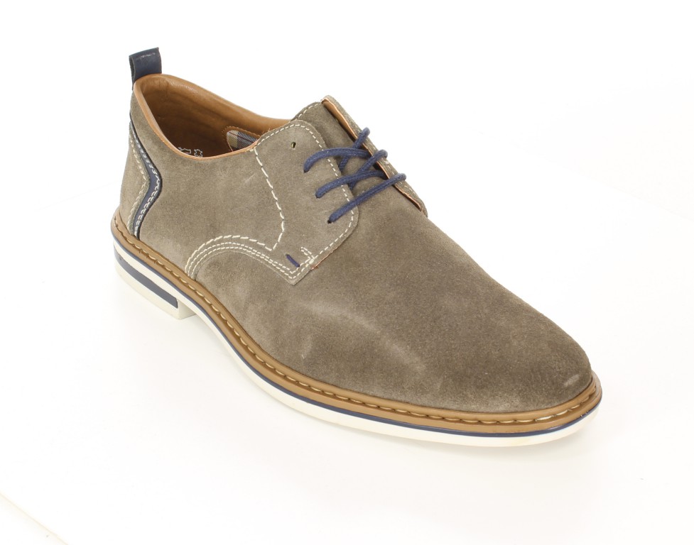 Rieker Półbuty B1421-42 Grau Grey 