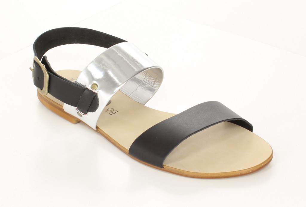 Verano Sandały 55-3521 Negro/Plata