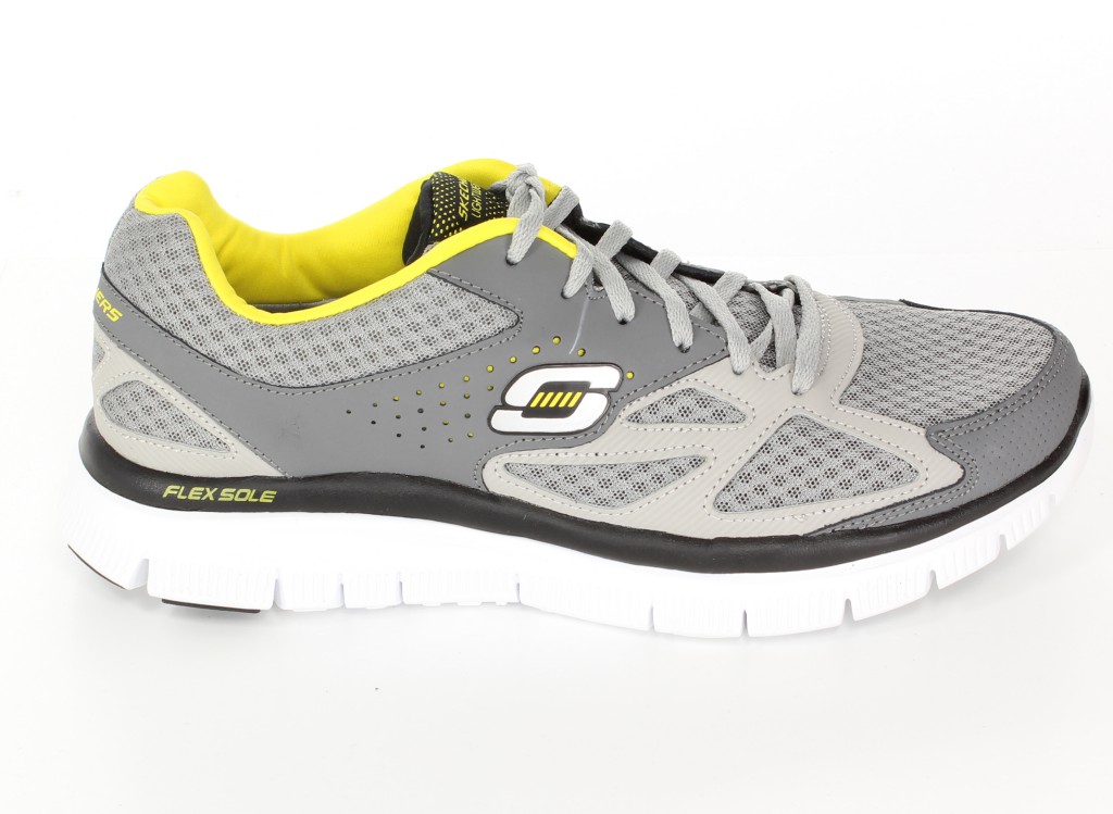Skechers Półbuty 51252/GYYL Gray/Yellow 