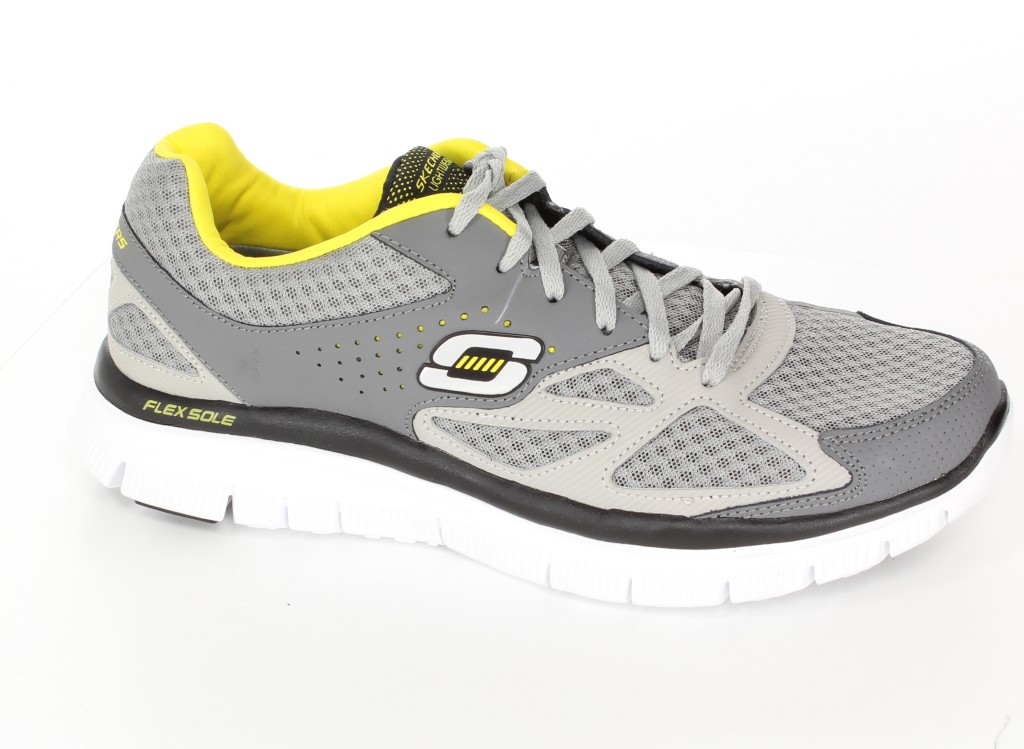 Skechers Półbuty 51252/GYYL Gray/Yellow 