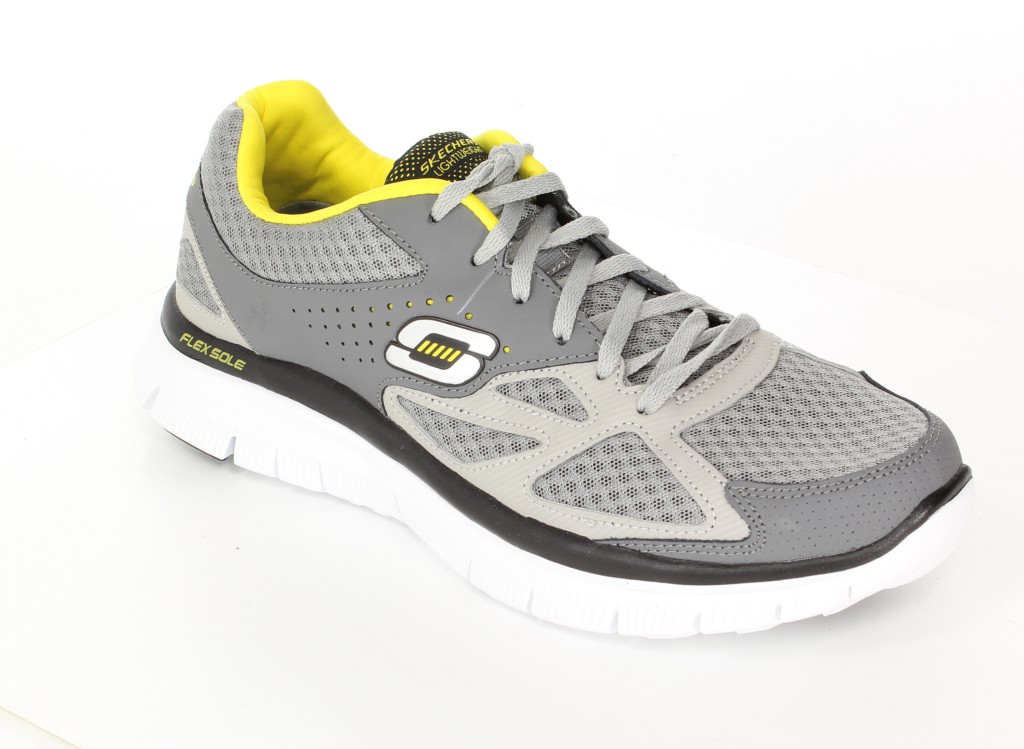 Skechers Półbuty 51252/GYYL Gray/Yellow 