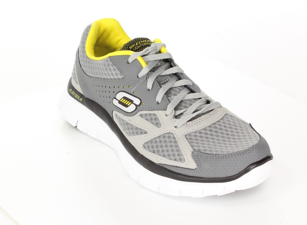 Skechers Półbuty 51252/GYYL Gray/Yellow 