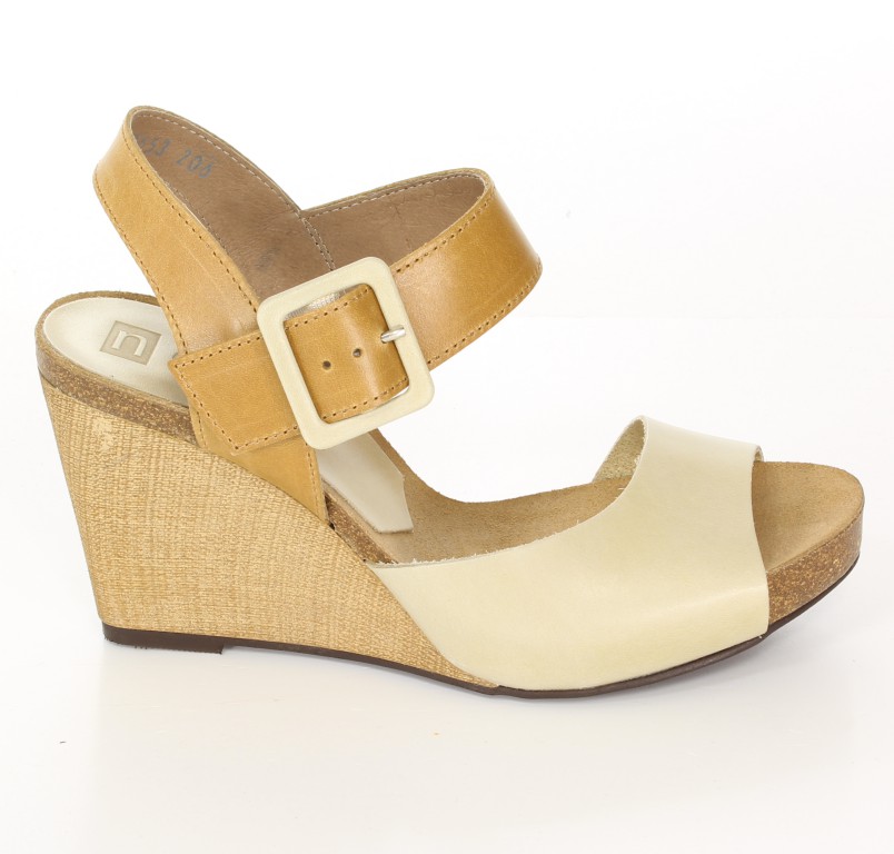 Nessi Sandały 48104 Camel 11 + Beż 11 