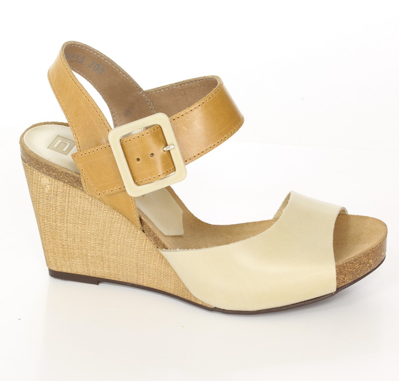 Nessi Sandały 48104 Camel 11 + Beż 11 