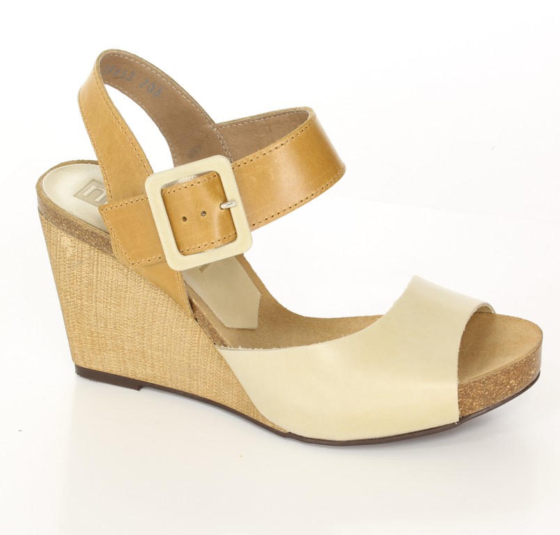 Nessi Sandały 48104 Camel 11 + Beż 11 