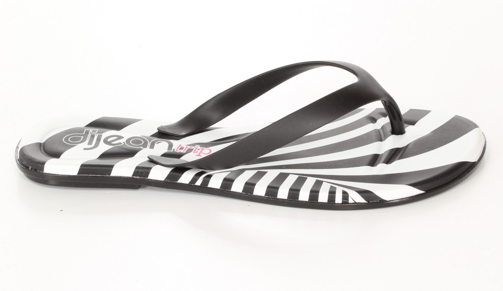 Dijean Klapki 261 Black/Zebra