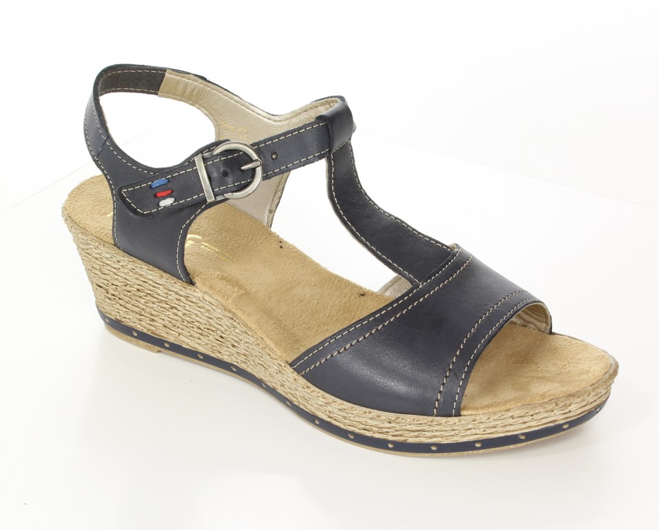Rieker Sandały 60468-13 Blau Blue 