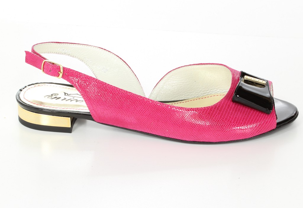 Hed Sandały 0794-459-146-PN Róż + Czarny