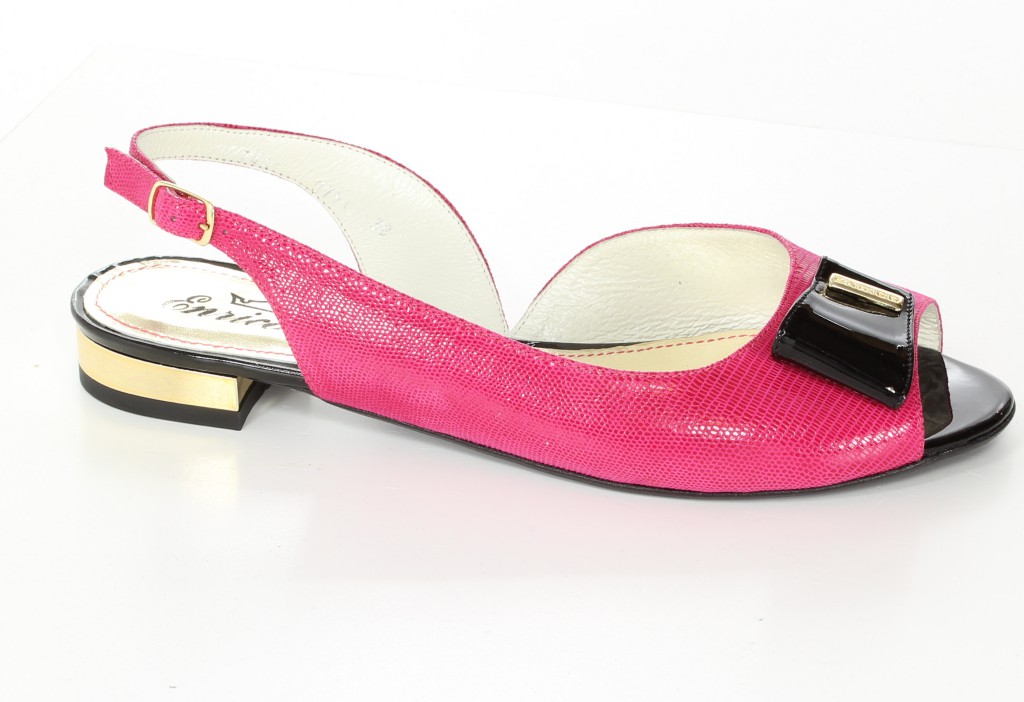 Hed Sandały 0794-459-146-PN Róż + Czarny