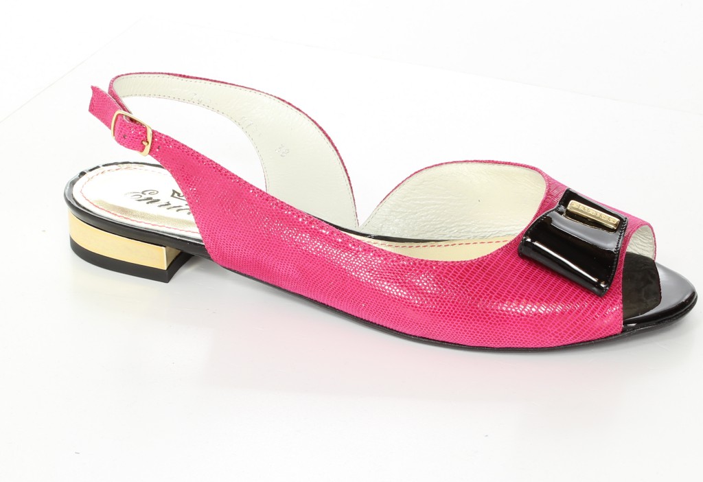 Hed Sandały 0794-459-146-PN Róż + Czarny
