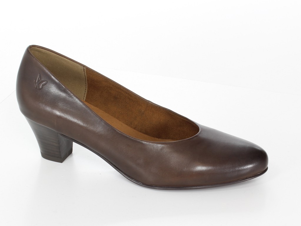 Caprice Czółenka 9-22306-23 Dark Brown 