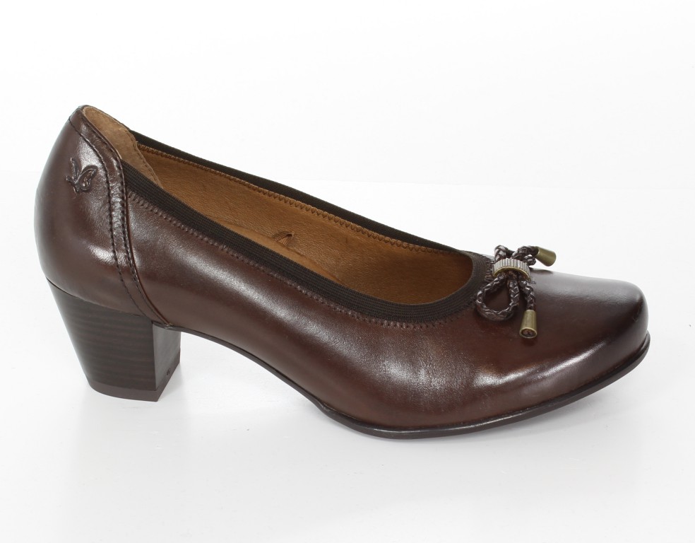 Caprice Czółenka 9-22401-23 Dark Brown
