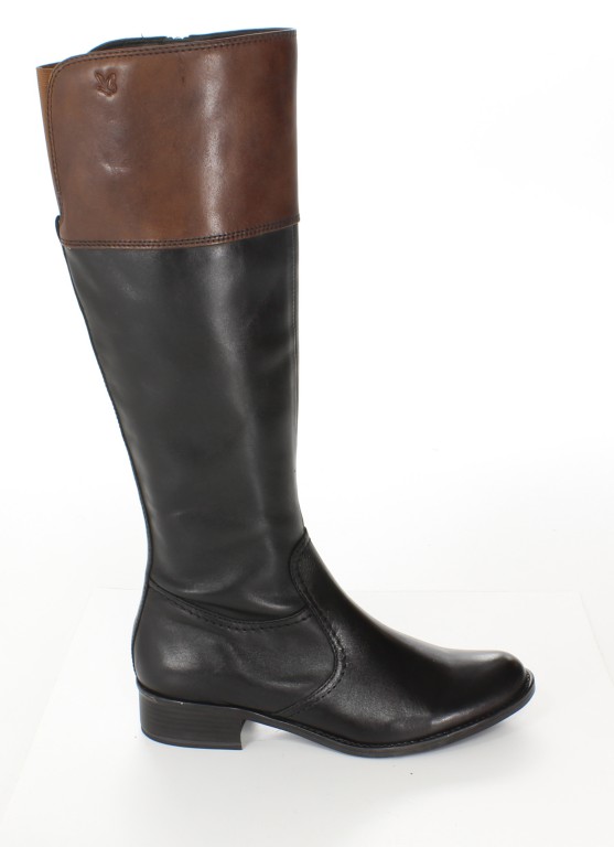 Caprice Kozaki 9-25521-23 BLK Ant/Cognac