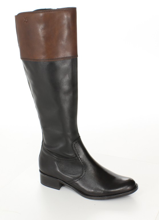 Caprice Kozaki 9-25521-23 BLK Ant/Cognac